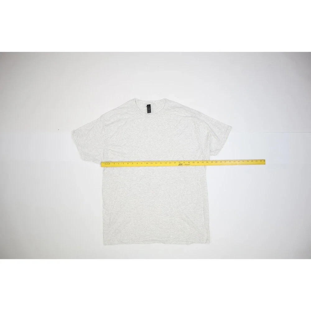 Gildan Light Cotton Blank Short Sleeve Plain Ash Grey T-Shirt Mens XL Lot Of 12 - Picture 4 of 9